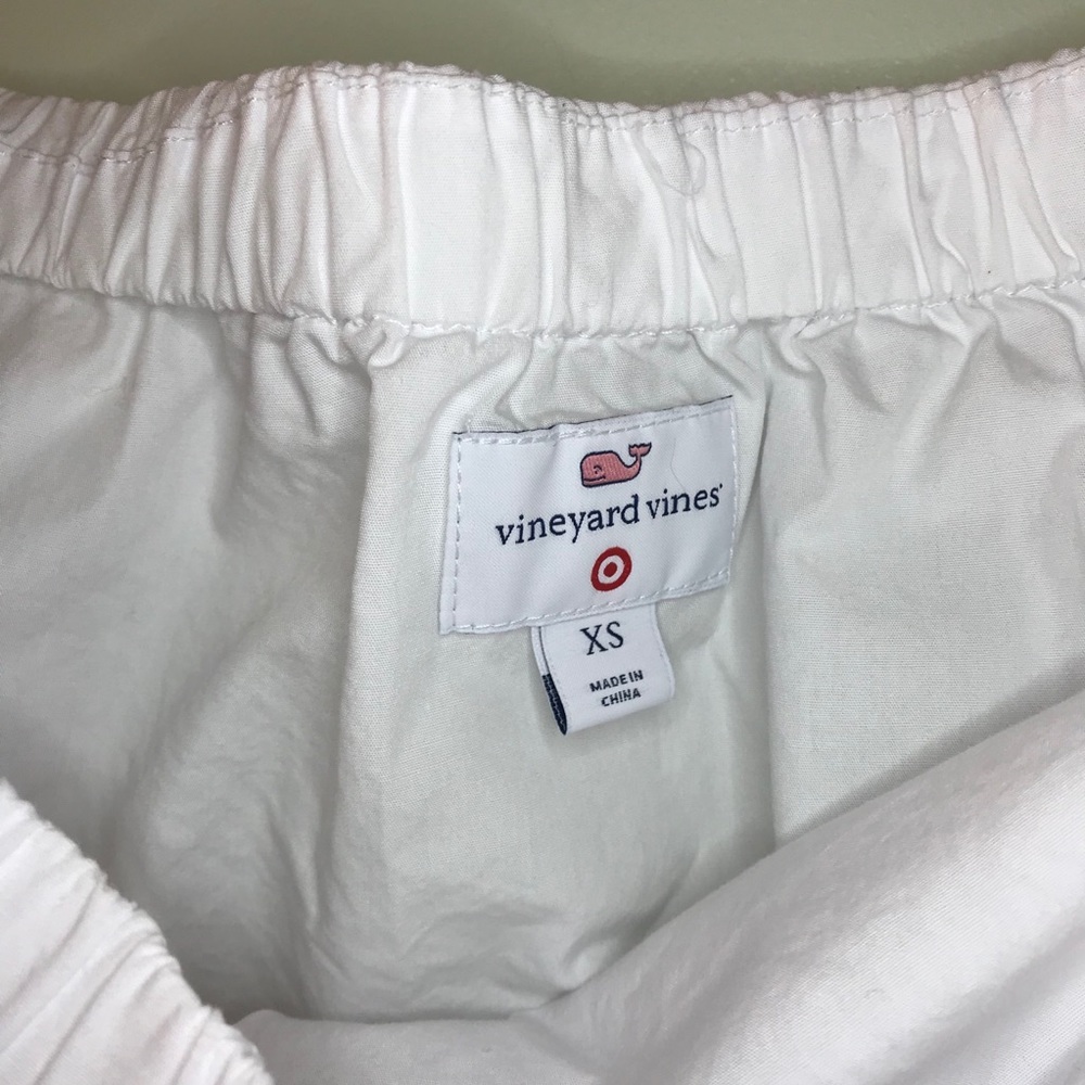 Vineyard Vines White Off the Shoulder Top - Picture 7 of 8